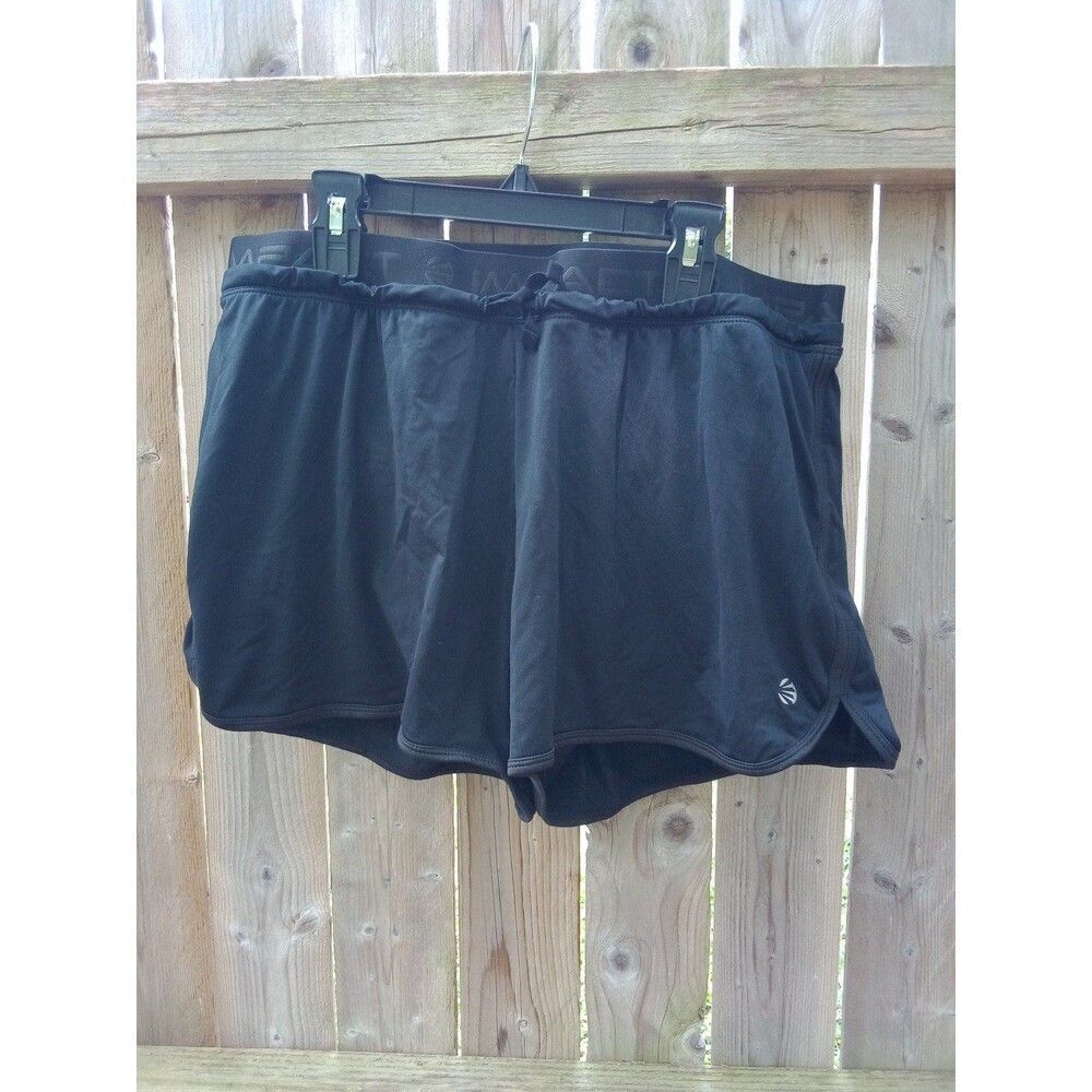 Jillian Michaels black shorts impact women's XL